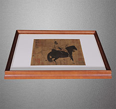 北川书画装裱配框服务案例